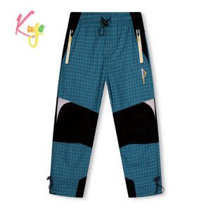 Chlapecké plátěné kalhoty - KUGO FK7605, tyrkysová Barva: Tyrkysová, Velikost: 116