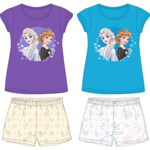 Frozen - licence Dívčí pyžamo - Frozen 5204A317, tyrkysová / šedý melír Barva: Tyrkysová, Velikost: 116