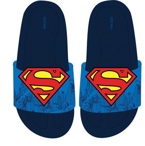 superman-licence Chlapecké pantofle - Superman 5251273, modrá Barva: Modrá, Velikost: 25-26