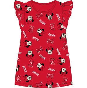 Minnie Mouse - licence Dívčí noční košile - Minnie Mouse 5204A327, červená Barva: Červená, Velikost: 98-104
