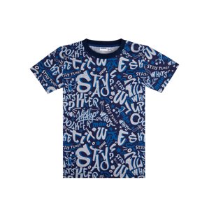Chlapecké tričko - Winkiki WTB 02868, tmavě modrá Barva: Modrá, Velikost: 140
