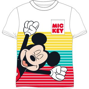 Mickey Mouse - licence Chlapecké tričko - Mickey Mouse 52029503, bílá Barva: Bílá, Velikost: 104