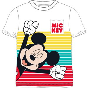 Mickey Mouse - licence Chlapecké tričko - Mickey Mouse 52029503, bílá Barva: Bílá, Velikost: 110