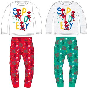 Spider Man - licence Chlapecké pyžamo - Spider-Man 52041500W, bílá / červená Barva: Bílá, Velikost: 104
