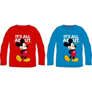 Mickey Mouse - licence Chlapecké tričko - Mickey Mouse 5202A199, červená Barva: Červená, Velikost: 104