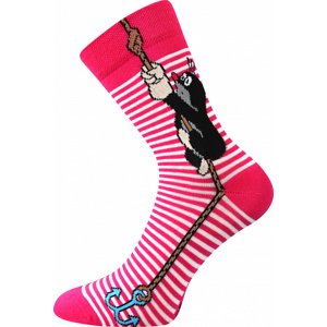 Dámské ponožky Boma - KR 111, růžová Barva: Růžová, Velikost: 35-38