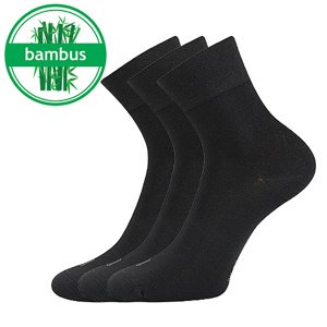 Bambusové ponožky Lonka - Demi, černá Barva: Černá, Velikost: 35-38