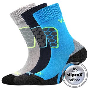 Chlapecké ponožky VoXX - Solaxik kluk, modrá, šedá Barva: Mix barev, Velikost: 30-34