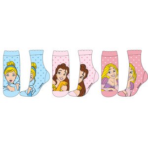 Princess - licence Dívčí ponožky - Princess 52348334, mix barev Barva: Mix barev, Velikost: 23-26