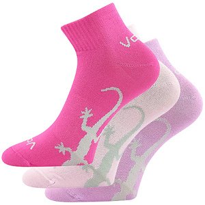 Dámské ponožky VoXX - Trinity, růžová, fialková Barva: Mix barev, Velikost: 35-38