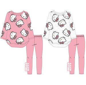 Hello Kitty - licence Dívčí pyžamo - Hello Kitty 52042349, šedý melír Barva: Šedá, Velikost: 116