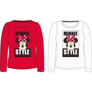 Minnie - licence Dívčí tričko - Minnie Mouse 52025669, šedý melír Barva: Šedá, Velikost: 98