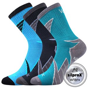 Chlapecké ponožky VoXX - Joskik kluk, modrá, petrol Barva: Mix barev, Velikost: 35-38