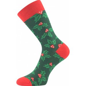 Dámské, pánské ponožky Lonka - Damerry, cesmína, zelená Barva: Zelená, Velikost: 39-42