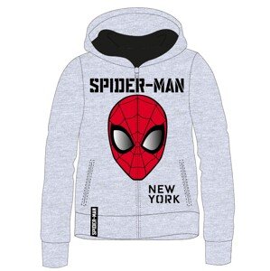 Spider Man - licence Chlapecká mikina - Spider-Man 52181451, šedý melír Barva: Šedá, Velikost: 140