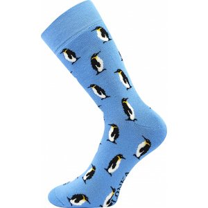 Froté ponožky Lonka - Frooloo, tučňáci Barva: Modrá, Velikost: 43-46