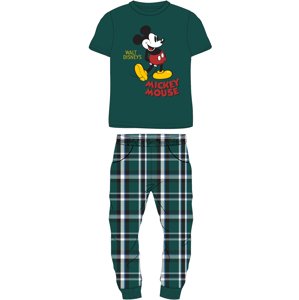 Mickey Mouse - licence Pánské pyžamo - Mickey Mouse 53049826, zelená Barva: Zelená, Velikost: L