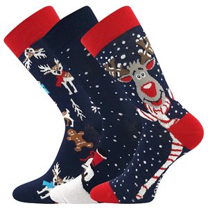 Dámské, pánské ponožky Lonka - Debox M, vánoce Barva: Mix barev, Velikost: 39-42