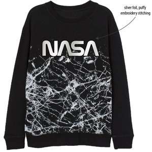 Nasa - licence Chlapecká mikina - NASA 5218170, černá Barva: Černá, Velikost: 146-152