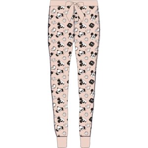 Minnie Mouse - licence Dámské pyžamové kalhoty - Minnie Mouse 5304A647, lososová Barva: Lososová, Velikost: L