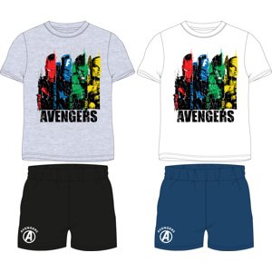 Avangers - licence Chlapecké pyžamo - Avengers 5204438, bílá / modrá Barva: Bílá, Velikost: 134-140