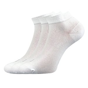 Bambusové kotníkové ponožky Lonka - Desi, bílá Barva: Bílá, Velikost: 35-38