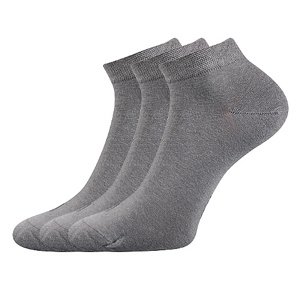 Bambusové kotníkové ponožky Lonka - Desi, světle šedá Barva: Šedá, Velikost: 35-38