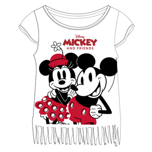Minnie Mouse - licence Dívčí tričko - Minnie Mouse 52029474, bílá Barva: Bílá, Velikost: 134