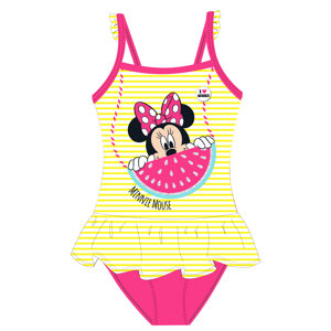 Minnie Mouse - licence Dívčí plavky - Minnie Mouse 5244B541, žlutá Barva: Žlutá, Velikost: 104-110