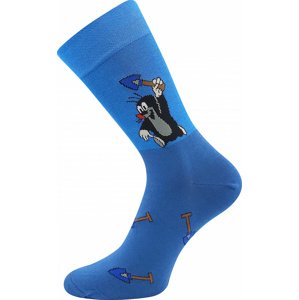 Ponožky Lonka - KR 111, modrá Barva: Modrá, Velikost: 39-42