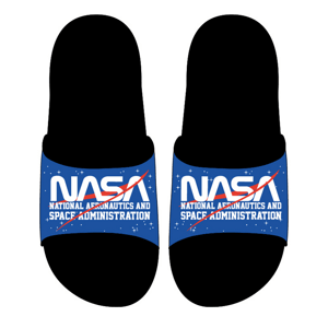 Nasa - licence Chlapecké pantofle - NASA 5251266, černá / modrá Barva: Černá, Velikost: 27-28