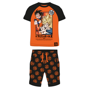 Dragon Ball - licence Chlapecký letní komplet - Dragon Ball 5212062, oranžová / černá Barva: Oranžová, Velikost: 146