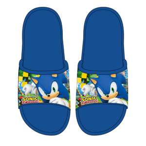 Ježek SONIC - licence Chlapecké pantofle - Ježek Sonic 5251041, modrá Barva: Modrá, Velikost: 27-28