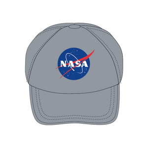 Nasa - licence Chlapecká kšiltovka - NASA 5239247, šedá Barva: Šedá, Velikost: velikost 56
