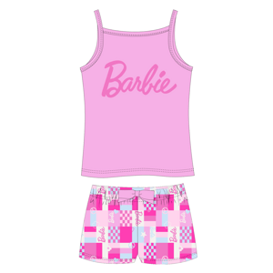 Barbie- licence Dívčí pyžamo - Barbie 5204446, růžová tmavší Barva: Růžová, Velikost: 128