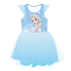 Frozen - Ledové království Dívčí šaty - Frozen 5223A581, světle modrá Barva: Modrá světle, Velikost: 104-110