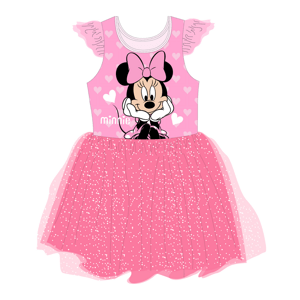 Minnie Mouse - licence Dívčí šaty - Minnie Mouse 5223B216, růžová Barva: Růžová, Velikost: 104-110