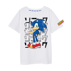 Ježek SONIC - licence Pánské tričko - Ježek Sonic 5302062, bílá Barva: Bílá, Velikost: S