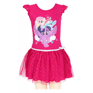 Little Pony - licence Dívčí šaty - My Little Pony 640-055, růžová tmavší Barva: Růžová tmavší, Velikost: 92