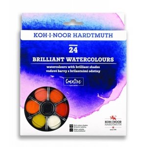 Koh-i-Noor ANILINKY - brilantní vodové barvy 24 barev