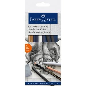 Faber-Castell Skicovací sada Goldfaber Charcoal Sketh set