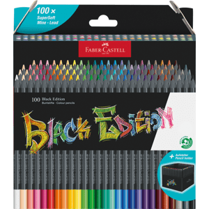 Faber-Castell Pastelky trojhranné Faber Castell Black Edition 100 barev