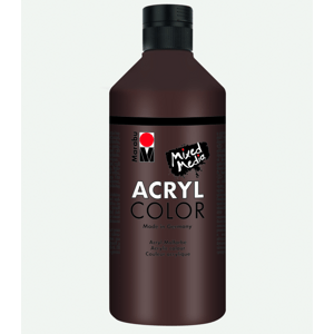 Akrylová barva Marabu Acryl Color 500 ml - hnědá středně 040