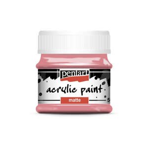 Hobby akrylová barva Pentart MATTE 50 ml, růžová punč