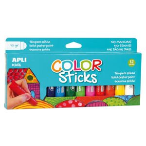 Apli 14228 Color sticks - suché tempery 12ks mix