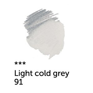 Nevskaya Palitra Akvarelová pastelka White Nights - 91 light cold grey