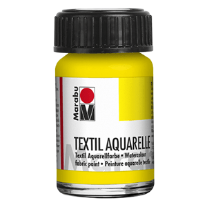 Barva na textil Marabu Textil Aquarelle 15 ml - žlutá citron 020