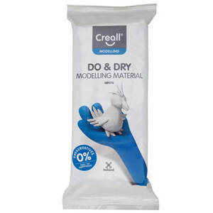 Creall 26210 samotvrdnoucí modelovací hmota DO&DRY 500 g bílá