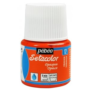 Barva na textil Pébéo Setacolor Opaque 45 ml - Oranžová 12