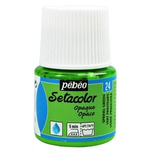 Barva na textil Pébéo Setacolor Opaque 45 ml - Zelená jarní 24